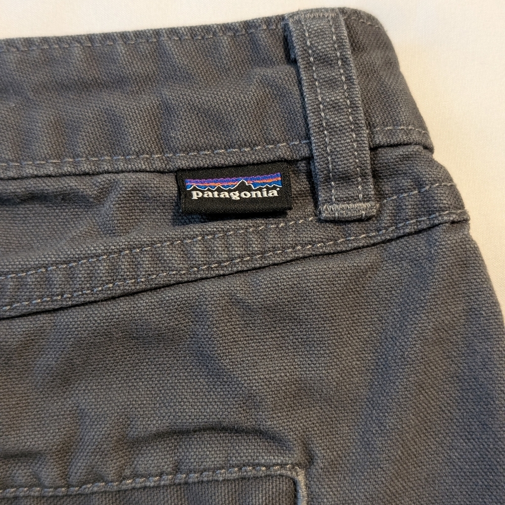 Patagonia Organic Cotton Skirt Women’s 8 Gray Utility Outdoor Casual Mini - Picture 3 of 11